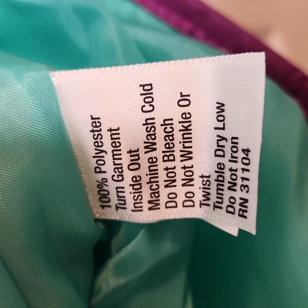 Zelos Girls Seafoam Purple Puffer Vest Size L NWT - Picture 7 of 10